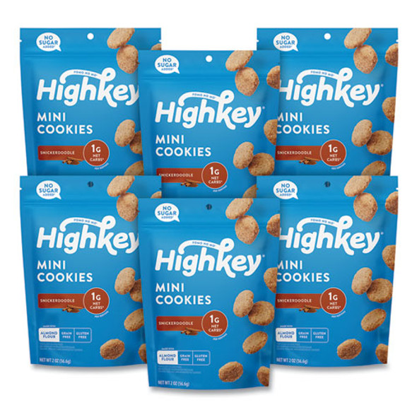 Snickerdoodle Cookies, Snickerdoodle, 2 oz Bag, 6/Carton