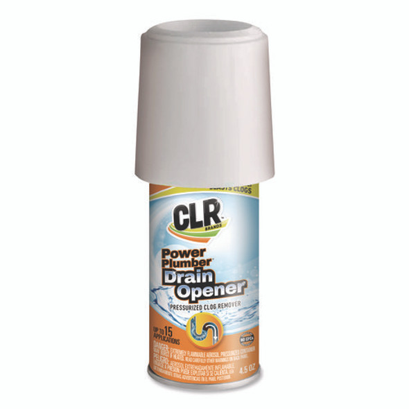 Clog-Free Drain Cleaner, 4.5 oz Aerosol Spray, 6/Carton