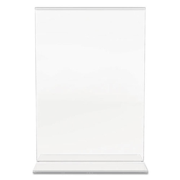 Classic Image Double-Sided Sign Holder, 5 x 7 Insert, Clear Classic Image Double-Sided Sign Holder, 5 x 7 Insert, Clear