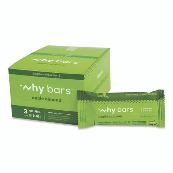 Superfood Snack Bar, Apple Almond, 2.04 oz Bar, 12/Box