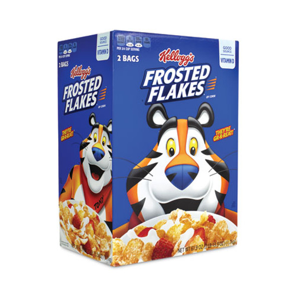 Frosted Flakes Breakfast Cereal, 61.9 oz Bag, 2 Bags/Box