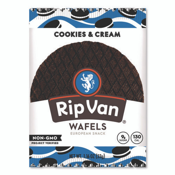 Wafels - Single Serve, Cookies and Cream, 1.16 oz Pack, 12/Box