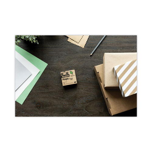 Magic Greener Tape with C38 Dispenser, 1" Core, 0.75" x 75 ft, Clear, 6/Pack
