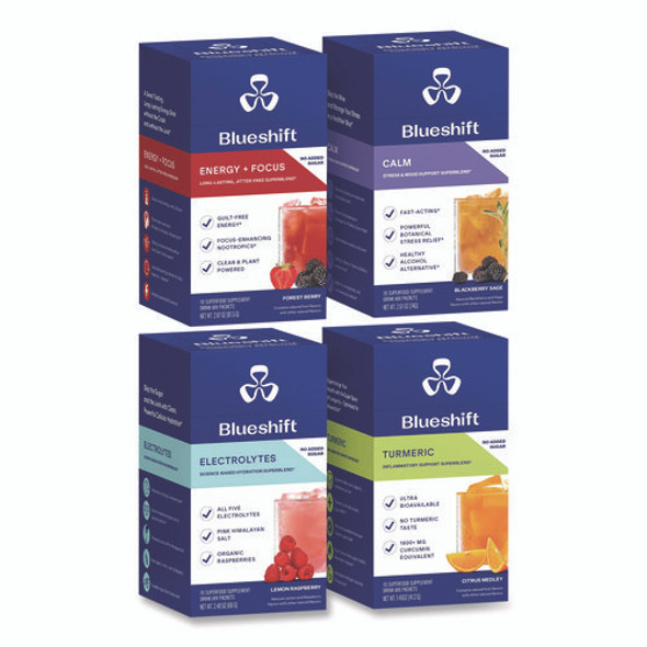 Variety Pack Drink Mix, Assorted Flavors, Individual Packets, 10/Pack. 4 Packs/Carton