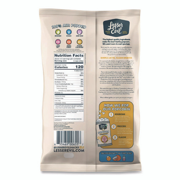 Snack Organic Himalayan Gold Popcorn, 0.88 oz Bag, 18/Carton