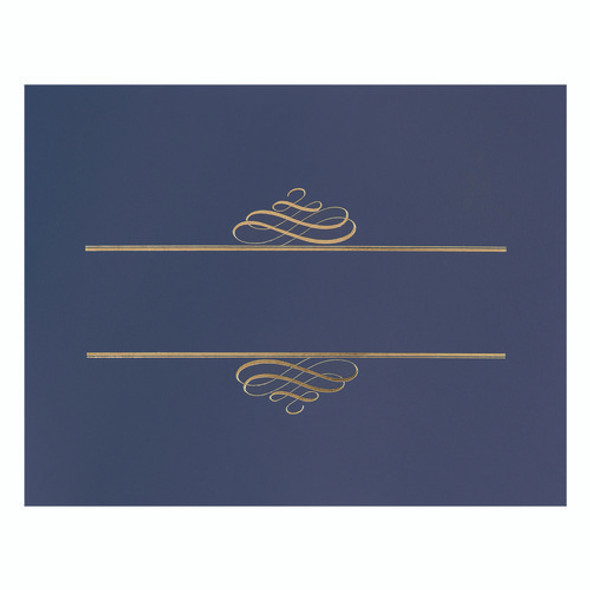 Embossed Foil Certificate Holders, 80-lb Paper, Navy, 5/Pack Embossed Foil Certificate Holders, 80-lb Paper, Navy, 5/Pack