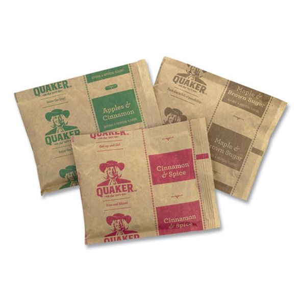 Instant Oatmeal, Assorted Varieties, 1.51 oz Envelope, 52/Carton