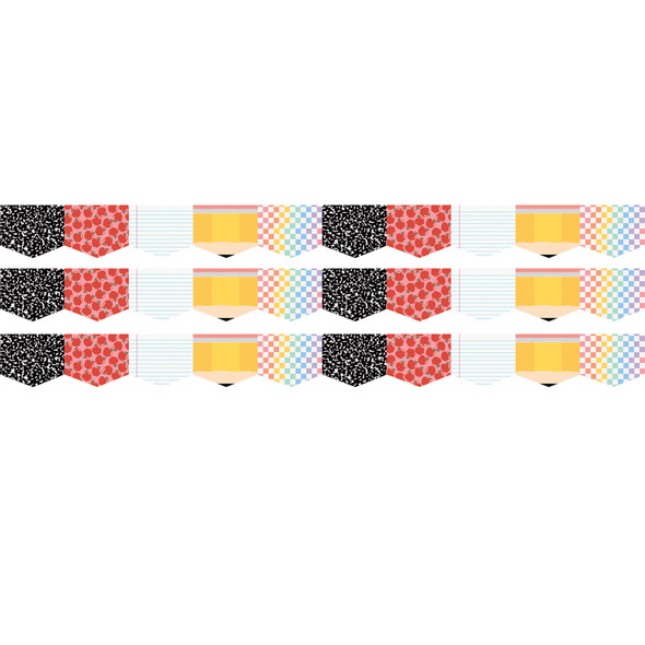 Cool for School Die-Cut Border Trim, 35 Feet Per Pack, 3 Packs