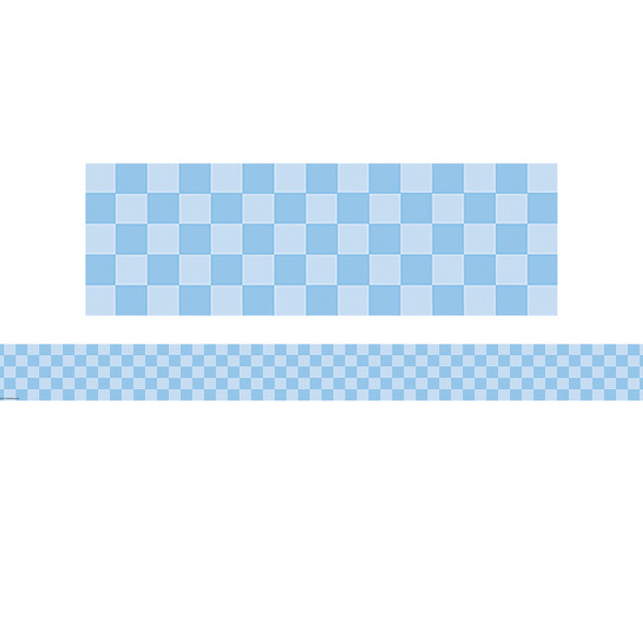 Checkers Scalloped Border Trim, 35 Feet Per Pack, 3 Packs