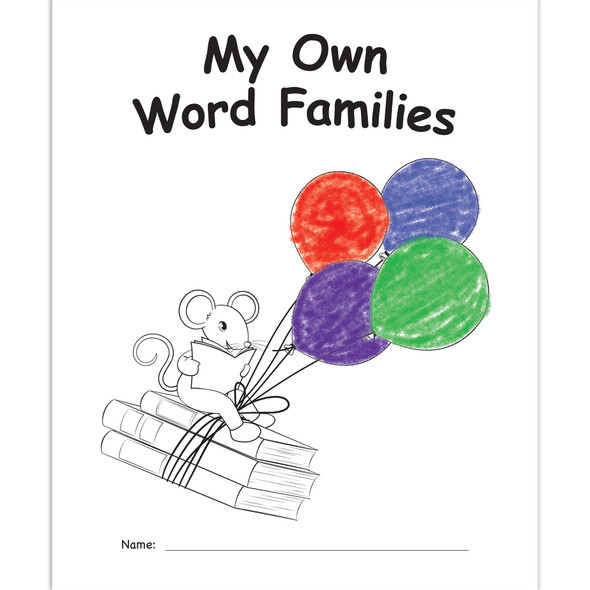 My Own Books: My Word Families Book, 10 Pack