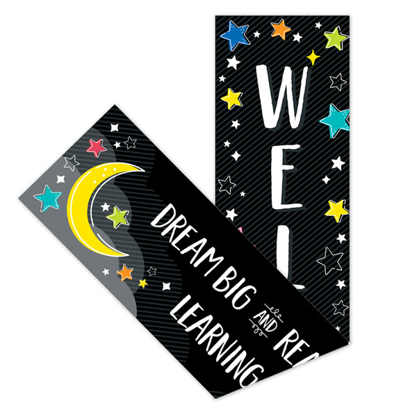 Star Bright Welcome Banner, 8" x 39", Pack of 2