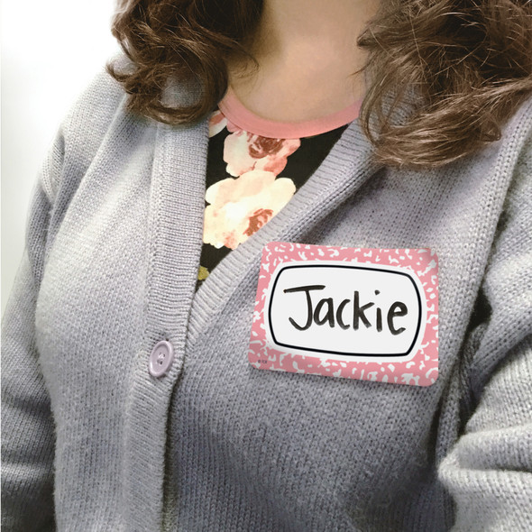 Cool for School Name Tags/Labels, Multi-Pack, 3-1/2" x 2-1/2", 36 Per Pack, 3 Packs