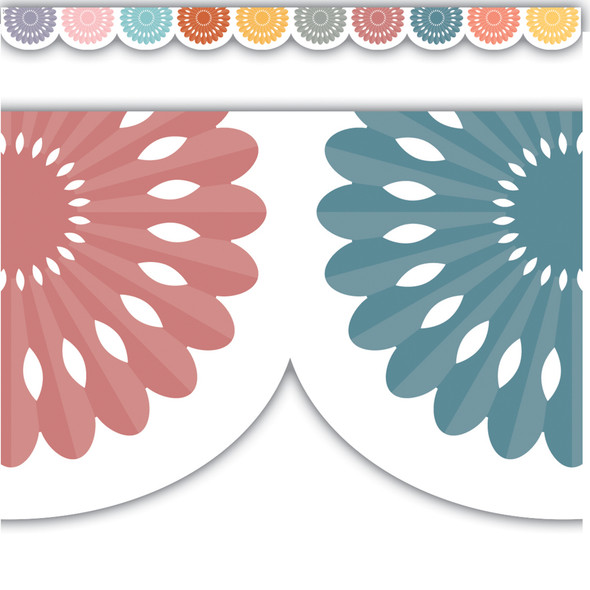 Happy Cactus Crew Fiesta Die-Cut Border Trim, 35 Feet Per Pack, 3 Packs