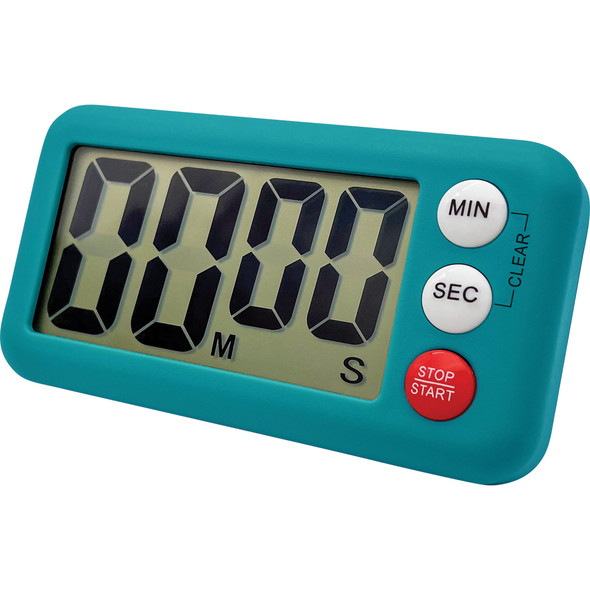 Magnetic Digital Classroom Timer, Teal, Pack of 2