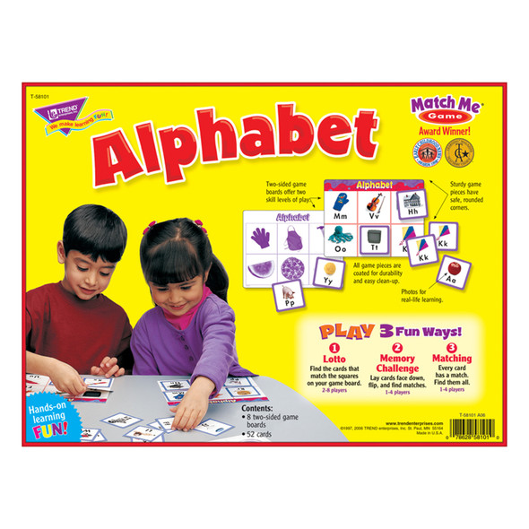 Alphabet Match Me® Games Alphabet Match Me® Games