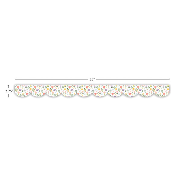 Cottagecore Die-Cut Border Trim, 35 Feet Per Pack, 3 Packs