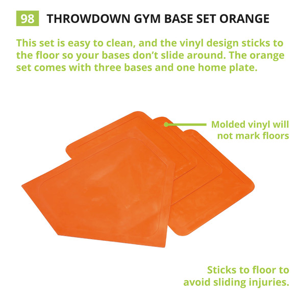 Throwdown Gym Base Set, Orange, 2 Sets