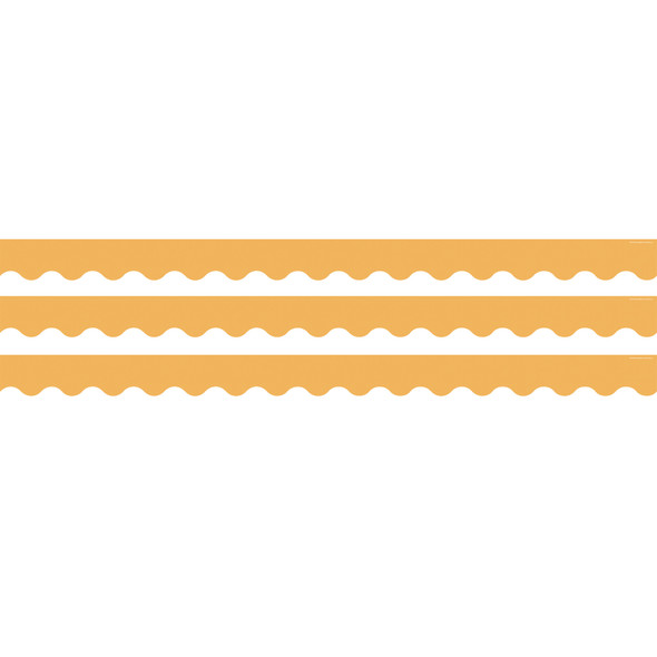 Golden Sun Scalloped Border Trim, 35 Feet Per Pack, 3 Packs
