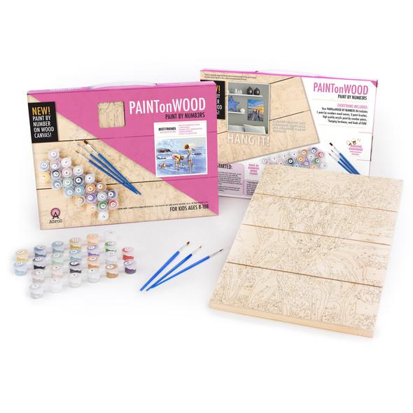 Small Paint On Wood by Number - Best Friends