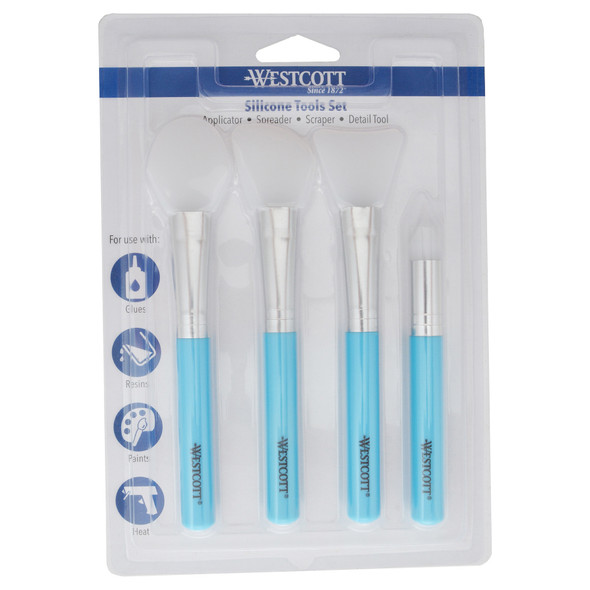 4-Piece Silicone Tools Set