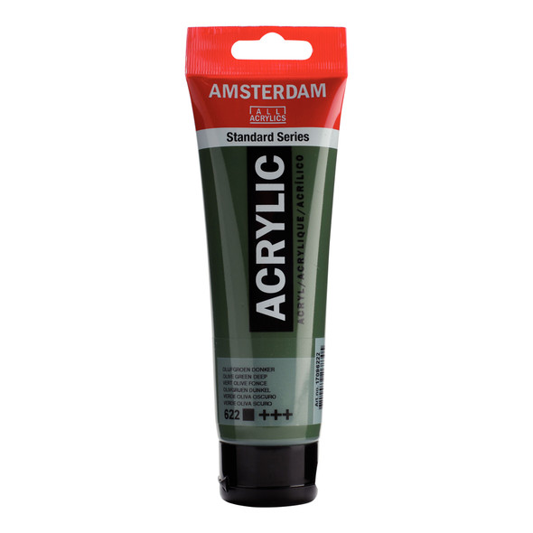 Standard Acrylic Paint, 120ml, Olive Green Deep 622