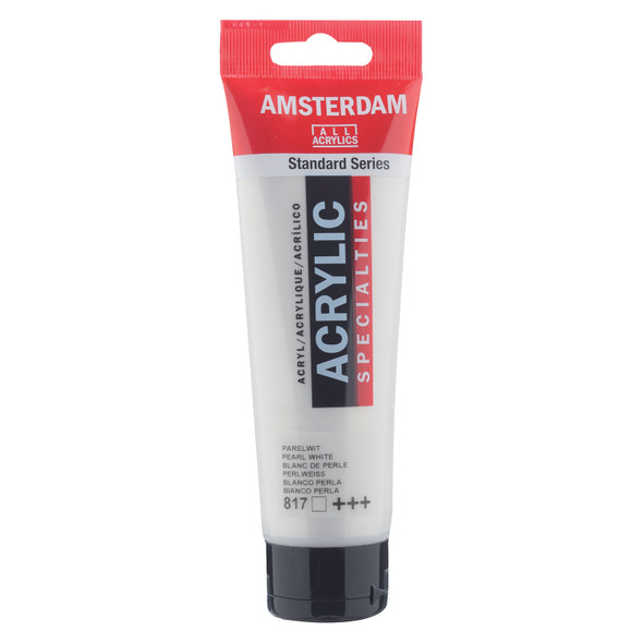 Standard Acrylic Paint, 120ml, Pearl White 817