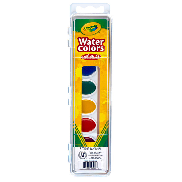 Pans Artista II Watercolors Set, 8 Count