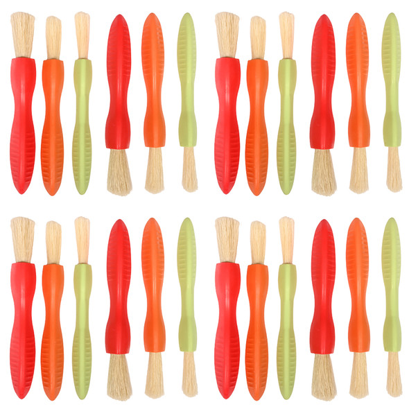 Triangle Grip Toddler Paint Brushes - Set of 24