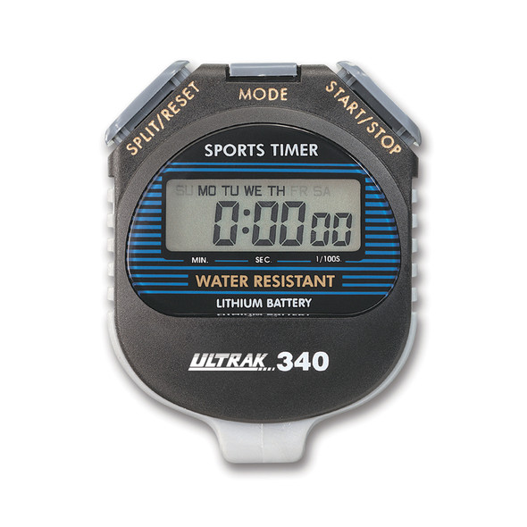 340 Water Resistant Sports Timer, Black