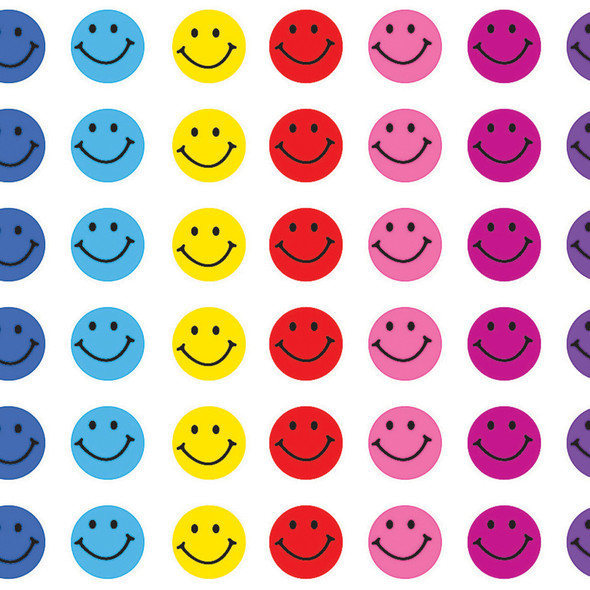 Happy Faces Mini Stickers, 528 Per Pack, 12 Packs