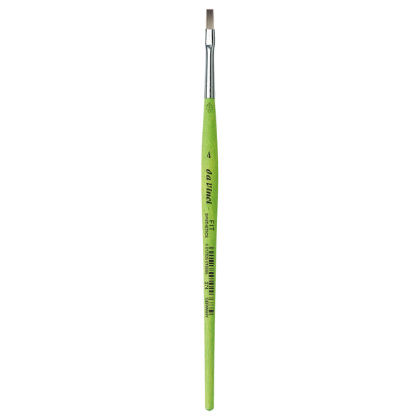 FIT Synthetics Student Brush, Synthetic, Acrylic & Tempera, Flat, Series 374, Size 4