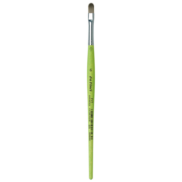 FIT Synthetics Student Brush, Synthetic, Acrylic & Tempera, Filbert, Series 375, Size 6