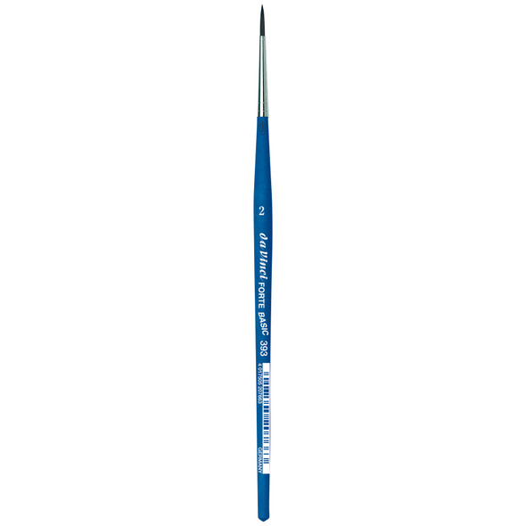 FORTE BASIC Student Brush, Synthetic, Acrylic, Round, Series 393, Size 2