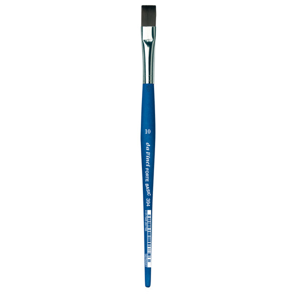 FORTE BASIC Student Brush, Synthetic, Acrylic, Flat, Series 394, Size 10