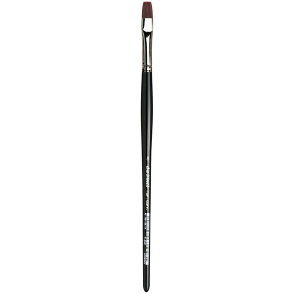 TOP-ACRYL Bright Red-Brown Brush, Synthetic, Acrylic & Oil, Flat, Series 7185K, Size 8