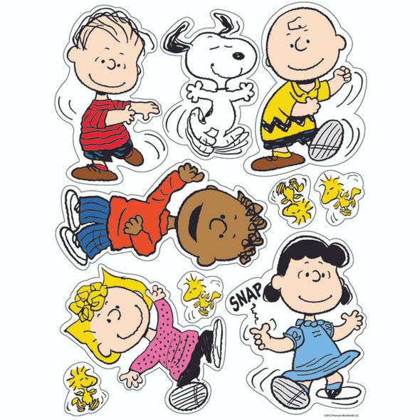 Peanuts Classic Characters Window Clings, 1 Sheet