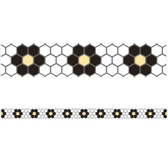 The Hive Floral Mosaic Deco Trim, 37 Feet