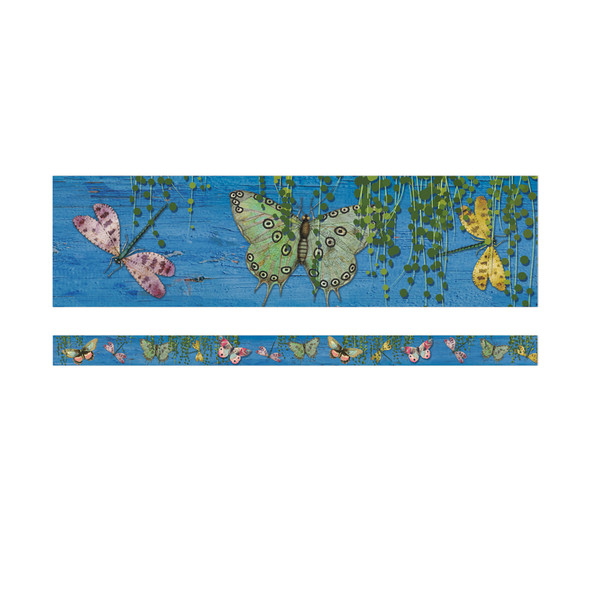 Curiosity Garden Butterfly Deco Trim, 37 Feet