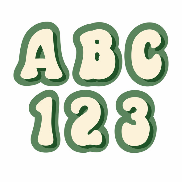 S'Cool Era Deco Letters Deco Letters, 181 Characters