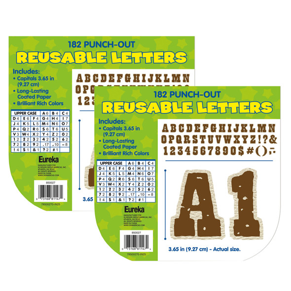 (2 Pk) Wild Wild Class Deco Letters