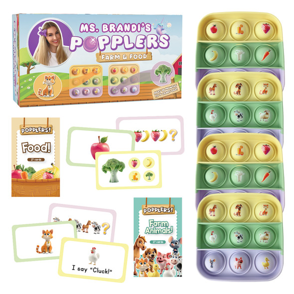 Ms. Brandi's Popplers Farm & Food Educational Game