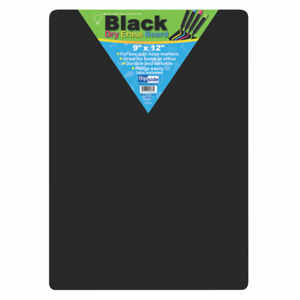 Black Dry Erase Boards, 9" x 12"