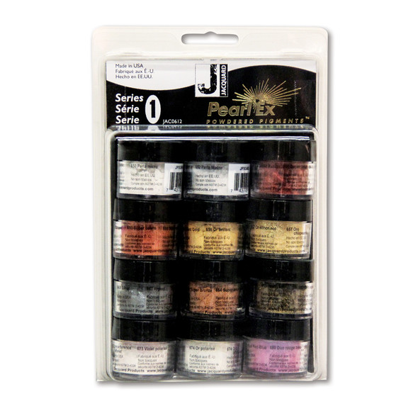 Pearl-Ex Pigments, Series 1, Set of 12 (3 g jars)