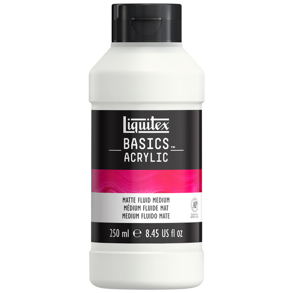 BASICS Matte Fluid Medium, 250 mL Bottle