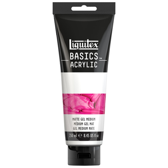 BASICS Matte Gel Medium, 250 mL Tube