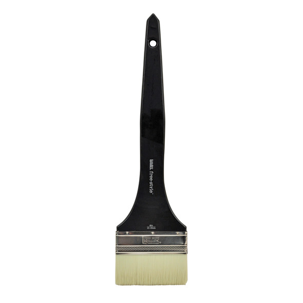 Free-Style Large Scale Broad Flat/Varnish Long Handle Brush, 4"