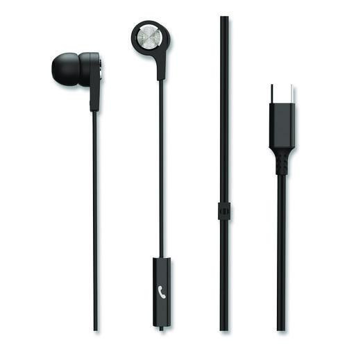 Sync Up Type-C Wired Earbuds with Microphone, Black