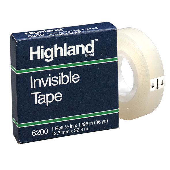 Invisible Tape, 1/2" x 1296"