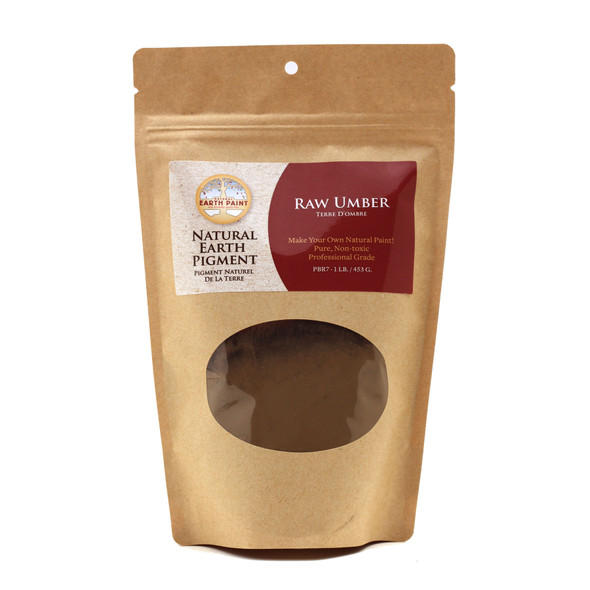Earth & Mineral Pigments - Raw Umber  - 1 lb.
