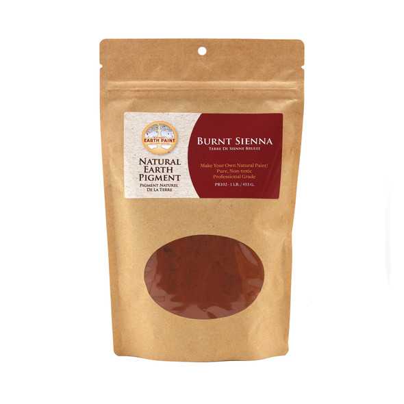 Earth & Mineral Pigments - Burnt Sienna - 1 lb.